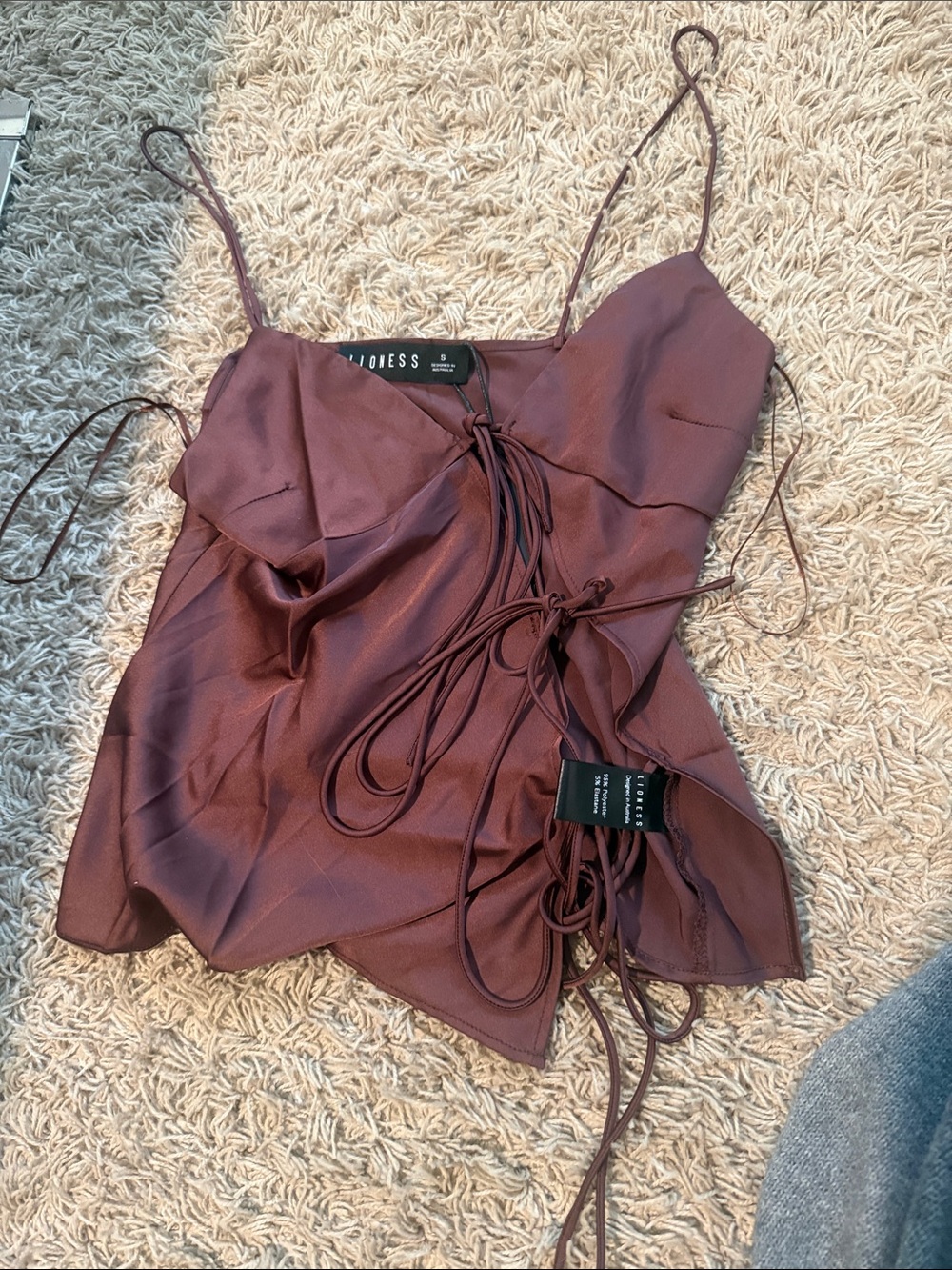 Princes Polly lioness Mariah Cami Top Brown